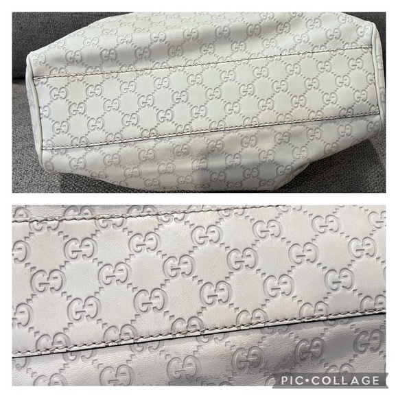Authentic Gucci GG Guccissima Sukey Medium - Ivory - Picture 14 of 16